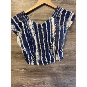 Koch Cecelia S Cropped Top See Flutter sleeve spring summer cute tank Designer